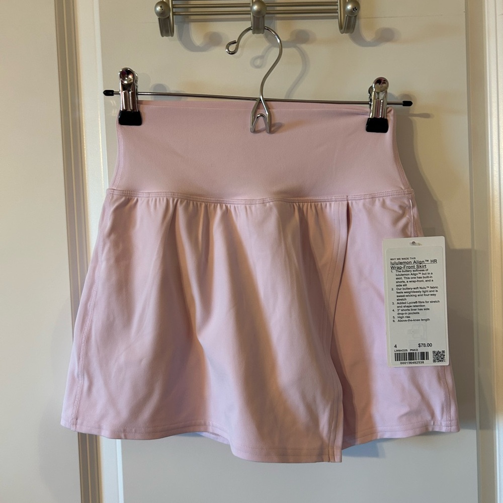 NWT Lululemon Align High Rise Wrap- Front Skirt